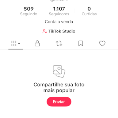⚡️ Conta de tik tok 1000 seguidores | TIK TOK SHOP ⚡️