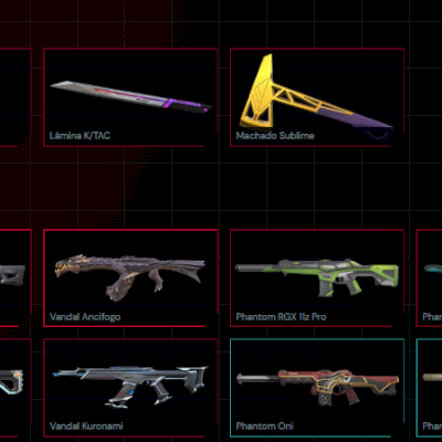 CONTA VALORANT  57 SKINS + 3 FACAS | LVL 163 | GOLD 2