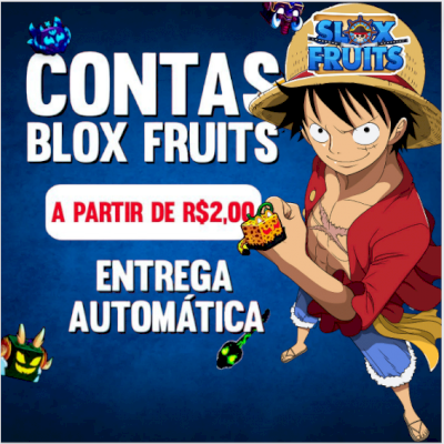CONTAS BLOXFRUITS LEVEL MÁXIMO (Roblox)