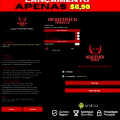 Todos vão tremer❗️🔞🔥 headtrick scarlet Premium (anti ban e anti Black list)🔥☠