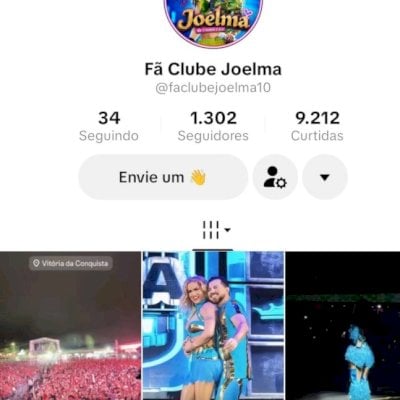 Vendo conta do tik Tok bem engajada