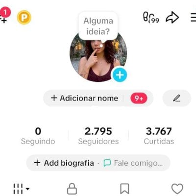 CONTA TIK TOK 2,8K DE SEG E 4K DE CURTIDAS (SHOP DAQUI A 30 DIAS) CONTAS TIK TOK