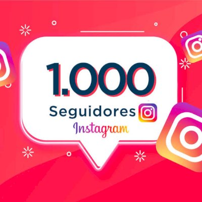 1.000 MIL SEGUIDORES INSTAGRAM MUNDIAL