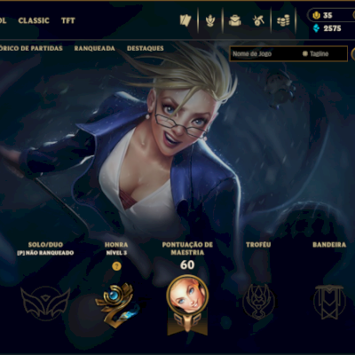 CONTA SMURF LOL LVL 21 BÁSICA | JANNA PREVISÃO DO TEMPO - FULL ACESSO