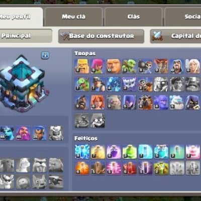 Vendo contas de Clash of clans CV 13, cada uma a R$150,00