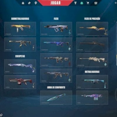 conta com mais de 1300 reais em skins e preço negociavel