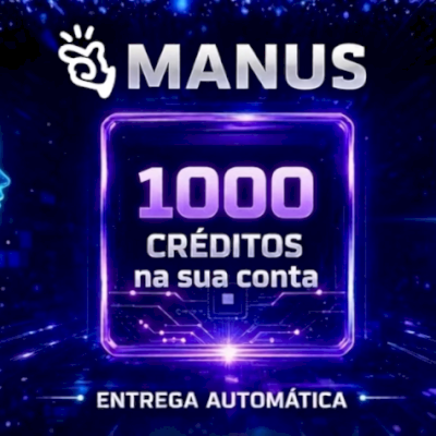🚀 Recarga de Créditos Manus AI | 500 a 5.000 Créditos |