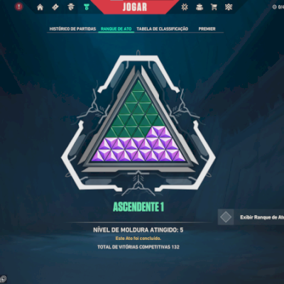 Conta Valorant Com skins, Diamante 1, peak ascendente, nivel 131, 1000R$ gastos