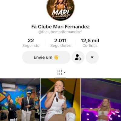 Vendo conta do tik Tok bem engajada
