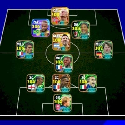 Conta eFootball 3285 | Trio MSN, Haaland Big Time, Son Blitz Curler e muito mais