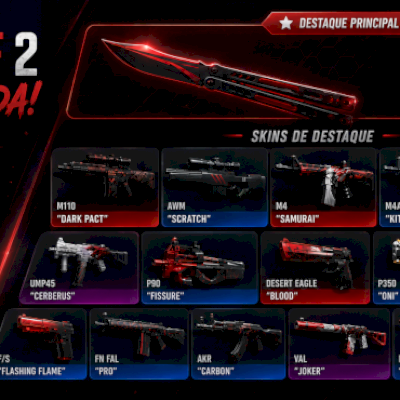 🔥 CONTA STANDOFF 2 — BUTTERFLY BLACK WIDOW + INVENTÁRIO COMPLETO 🔥