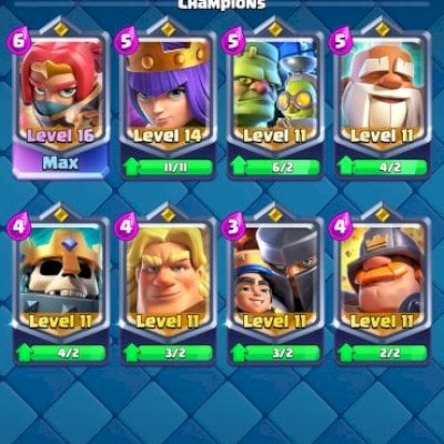 Clash Royale 12k + Brawl Stars 80k