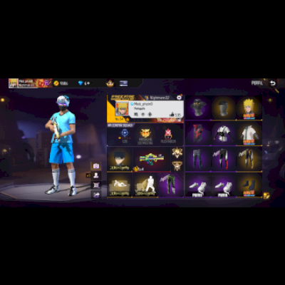 Conta ff nível 54, Full acesso, 4 angelicais e 2 passe boyaah e uma groza evo!!!