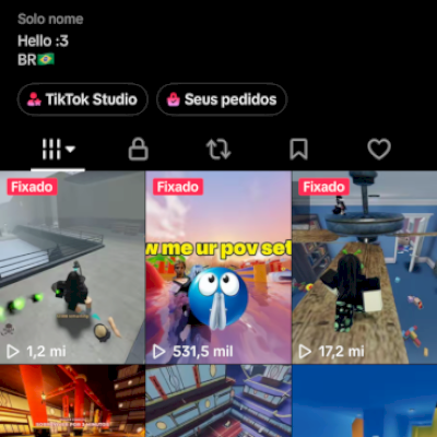 CONTA TIKTOK 69K SEGUIDORES 3,2M LIKES | GAMES | ENGAJADA