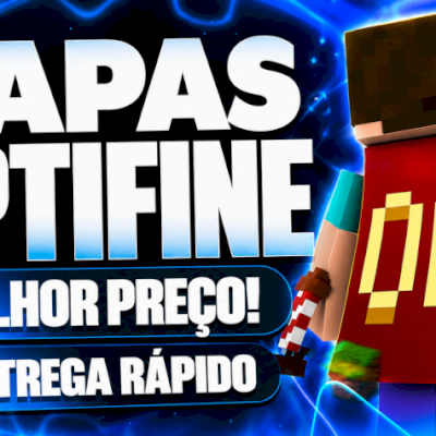 1X Capas Da Optifine - Melhor Preço Do Mercado