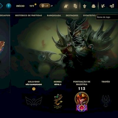 Conta LoL lvl 69