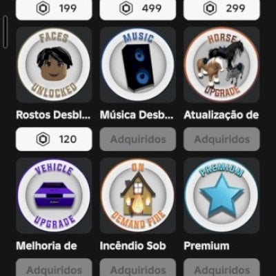 CONTA DE ROBLOX ANTIGA - MUITOS PERSONAGENS E GAMEPASSES