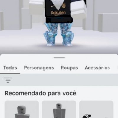 Conta com quase 2k de robux gastos e quase todos os itens do blox fruits