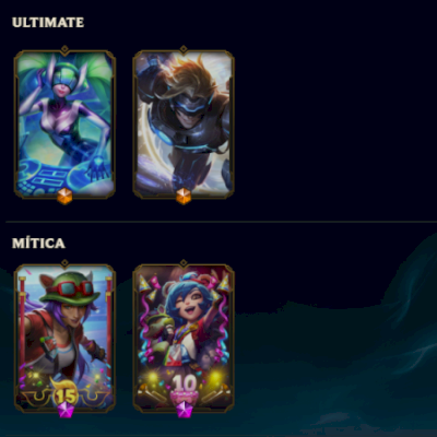 LEAGUE OF LEGENDS 255 SKINS NIVEL 386 UNRANKED FULL CHAMP