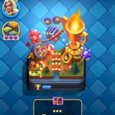 CONTA CLASH ROYALE COM 4800 GEMAS 8100K DE TROFEUS TODAS AS CARTAS 400K DE OURO