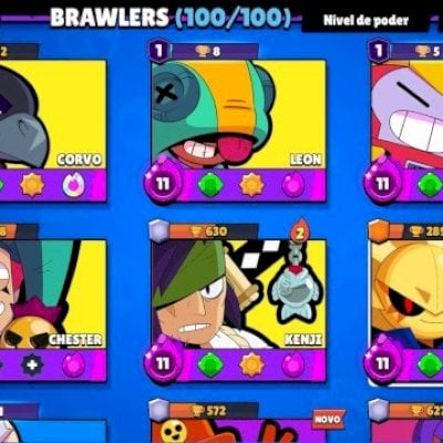 Todos personagens+ Clash Royale 11200 troféus arena 27 e algumas cartas full