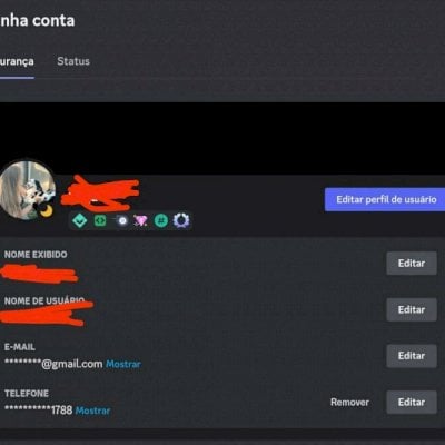 CONTA DISCORD BOOSTER UP, LVL 9