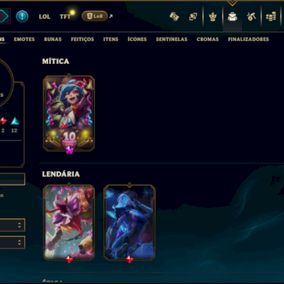Prata 1 com 95 Champs e 40 Skins