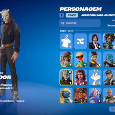 Conta fortnite 550 skins+stw com v-bucks infinitos ou troco por conta de warzone