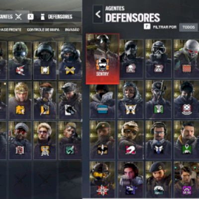 V>Conta Rainbow Six Siege Level 107 + Todos os Bonecos