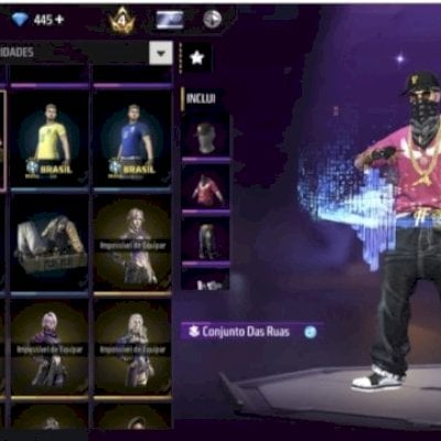 Conta de free fire muito antiga