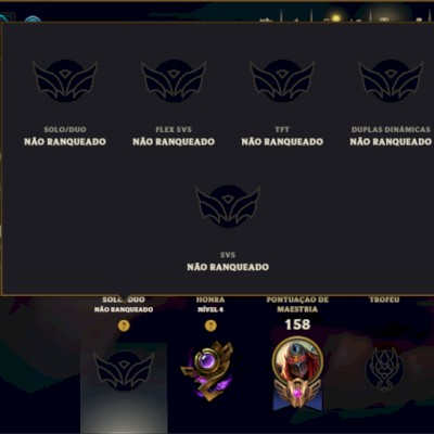 Unranked com 65 Champs e 46 Skins
