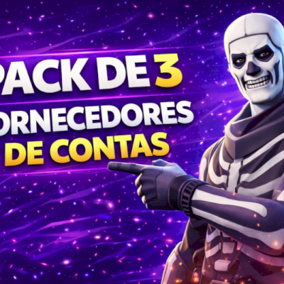 Pack De 3 Fornecedores De Contas De Fortnite
