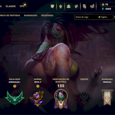 VENDO CONTA DE LOL BOA E BARATA