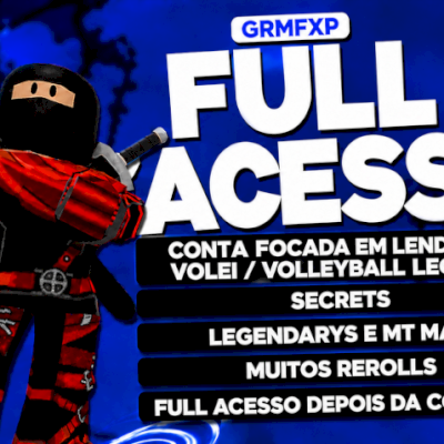 CONTA ROBLOX | LENDAS DO VOLEI / VOLLEYBALL LEGENDS