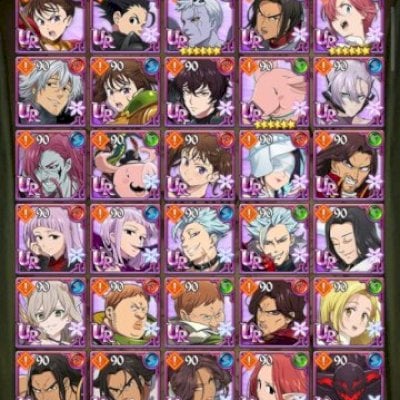 Conta de 7ds grand cross meli nêmesis 3/6 Subaru6/6 collab rezero