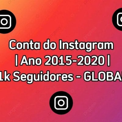 Conta do Instagram | Ano 2015-2020 | 1k Seguidores |