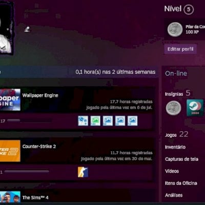 🔥 VENDO CONTA STEAM COM CS2 PRIME + 20 JOGOS PAGOS 🔥