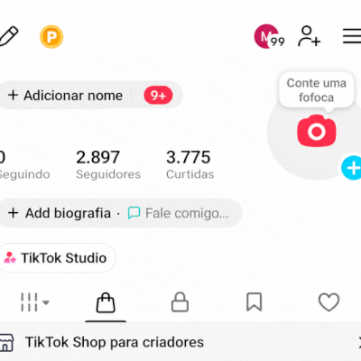 CONTA TIK TOK SHOP 2,8K SEG E 3,7K DE CURT (SHOP ATIVO) (CONTAS TIK TOK SHOP)