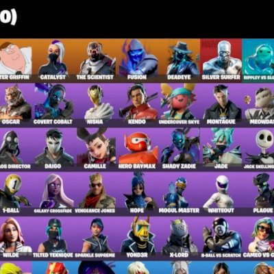 CONTA FORTNITE COM 100 SKINS