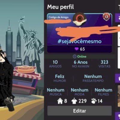 CONTA AVAKIN LIFE FEMININA COM MAIS DE 6 ANOS NIVEL 13