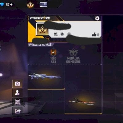 CONTA COM KATANA ESCARLATE + CARAPINA MIRA ELETRIZANTE (SEU EMAIL)