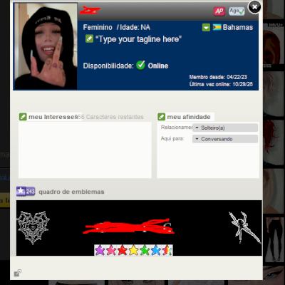 Conta imvu ap, age e nft