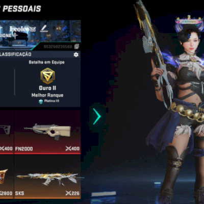 Conta blood strike para quem quer começar com bastante itens
