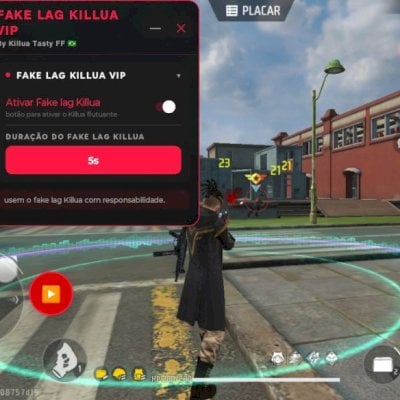 Free fire fake lag
