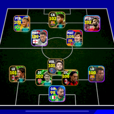 Conta braba, Salah show time messi 105, Neymar 2014 entre outros..
