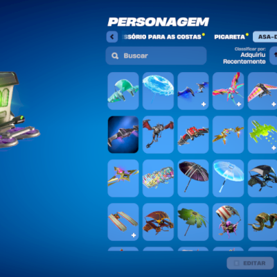 conta de fortnite com 55 skins