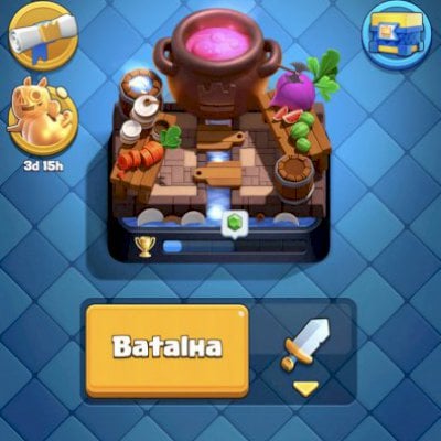 CONTA CLASH ROYALE ARENA 16!!!