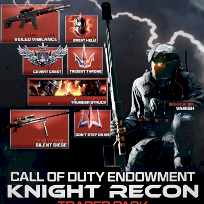 Skin Warzone Cod Mw 3 - Pacote Tracer Kinight Recon + Brinde