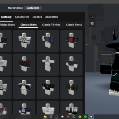 Conta de roblox