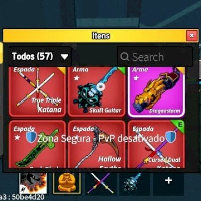 CONTA BLOX FRUITS — LVL 2965